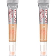 Rimmel London Lasting Finish 25HR Breathable Kapatıcı 300 Medium 2 x 7 ml