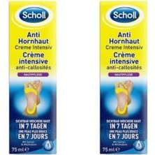 Scholl Anti-Hornhaut Creme Intensiv Yoğun Ayak Bakım Kremi 2 x 75 ml