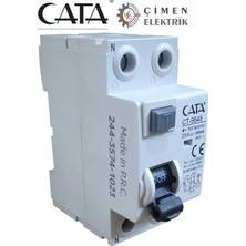 Toptan Budur Cata CT-9648 Monofaze Kaçak Akım 2X25A, 30MA, 6ka
