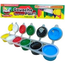 Toptan Budur Gouache Paint Karışık, Guaj Boya 6 Renkli, Seramik Hamuru, Resim Seti, Kil Çamuru Için