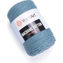 Toptan Budur Yarnart Macrame Cotton - Makrome El Örgü Ipi MAVI-795