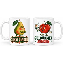 Twin Store Somurtma Ortaklığı 2'li Porselen Kupa Seti - Model 790 Bzstwın