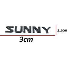 Bayram Bagaj Kapak "Sunny" Yazısı Nissan Sunny 1990-1994