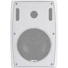 Westa WS-65TW Beyaz 16 cm 50W 100V Hat Trafolu Duvar Tipi Sütun Plastik Kabin Hoparlör Tekli