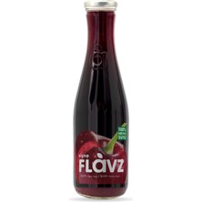 FLAVZ %100 Vişne Suyu 640 ml Cam Şişe