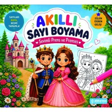 Trendy Pazars Akıllı Sayı Boyama - Sevimli Prens ve Prensesler