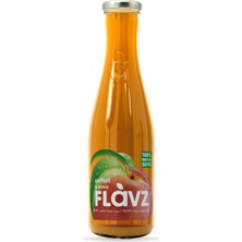 FLAVZ %100 Elma & Şeftali Suyu 640 ml Cam Şişe