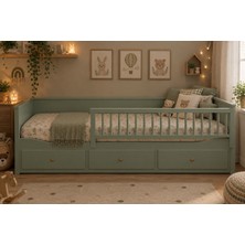 Ata-Mer Wood Products 125X50 (Yeşil) Hemnes Divan Bariyer, Trabzan, Korkuluk