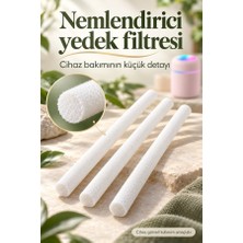 Mucit Home Hava Nemlendirici Difüzör Buhar Makinesi Filtresi 12 Adet Filtre Yedek 10 cm