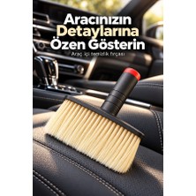 Mucit Home Araç Içi Temizlik Fırçası – Yumuşak Kıllı, Çizmez, Detaylı Temizlik, Klima ve Konsol Uyumlu