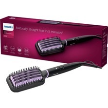 Philips Düzleştirici Tarak, Turmalin Seramik Kaplama, Thermoprotect Teknolojisi, Geniş Fırça, 2 Isı Ayarı, 1.8 M Dönebilen Kablo, Hızlı Isınma, Doğal Düzlük, BHH880/00