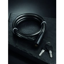 Güvenilir Çelik Halat Kilidi 12 mm 80 cm Anahtarlı Bisiklet Koruma
