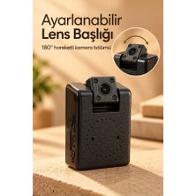 Marsilyan Wifi Mini Güvenlik Kamerası Gece Görüşlü ve Uzaktan Izlemeli