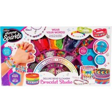 TeknoKapsül 65592 Sun-Cza-Hobi-Set Shımmer N Sparkle Deluxe Bead Charm Bracelet Studıo