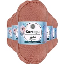 Marsilyan 5 Adet Lotus Bikini Büstiyer Bluz Örgü Ipi  K103 Pişmiş Ayva