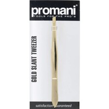 Promani Altın Eğik Uclu Cımbız PR-923 (24'li Paket)