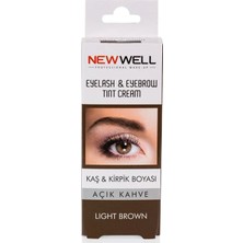New Well Derma Kaş ve Kirpik Boyası Kahve (12'li Paket)
