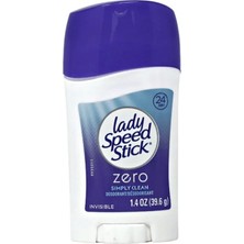 Lady Speed Stick Deo Stick Zero Sımply Clean 39,6 G (16'li Paket)