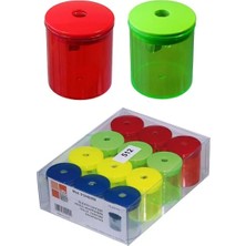 Eisen Ei̇sen Mod. 512 Si̇li̇ndi̇r Hazneli̇ Şeffaf Tek Tarafli Kalemtiraş (24'li Paket)