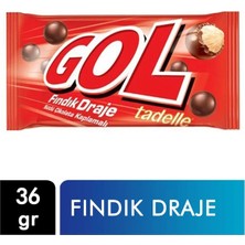 Tadelle Gol Sütlü Çikolata Kaplı Fındık Draje 36 gr x 12'li Paket (5'li Paket)