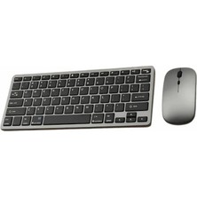 Marsilyan Kablosuz Bluetooth Klavye Mouse Seti Şarjlı Tablet Laptop Uyumlu