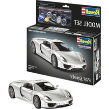 Rafta Porsche 918 Spyder Model Seti, Ölçek 1:24 ile Detaylı Tasarım