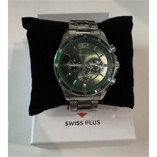 Casio Swiss Plus Man Watch Basic Seri Model-2 ST3516AGS Green-Silver(Kol Saati)