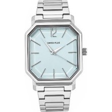 Casio Swiss Plus Man Watch Basic Seri Model-11 ST3507AGS Max Plus Light Blue-Silver(Kol Saati)