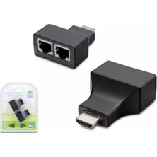 Hadron HDX1298 30M HDMI Extender By Cat5-6 Siyah