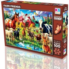 TeknoKapsül 31507 Farm Friends 100 Parça Puzzle