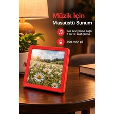 Hace Bazaar Bluetooth Fotoğraf Çerçevesi Dahili Hoparlörlü Destek Ayaklı Tasarım