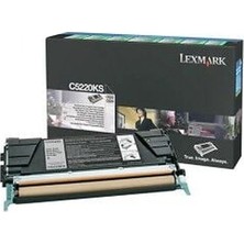 Lexmark C5220KS Siyah Renkli Orjinal Lazer Toner - C522 / C524