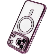 Ls Huawei Honor 600 Pro Simli Magneticsafe Kılıf - Derin Mor