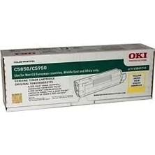 OKI Okı 43865741 Sarı Orjinal Toner - C5850 / C5950