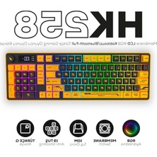 Mythriva Kablosuz Membran Oyun Klavyesi, Rgb Aydınlatmalı ve Türkçe