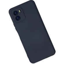 Ls Vivo Y15S Kılıf Nano Içi Kadife Silikon - Lacivert