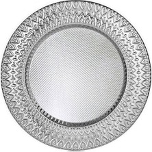 Photoink Sublimasyon 25 cm Gümüş Metal Tabak - Ardiva