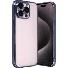 Apple iPhone 15 Pro Max Razer Lensli Silikon - Lacivert