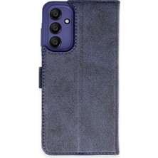 Samsung Galaxy A35 5g Kılıf Trend S Plus Kapaklı Kılıf - Lacivert
