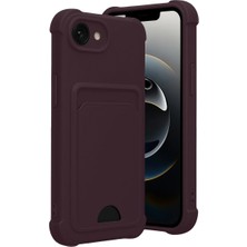 Apple iPhone 16E Kelvin Kartvizitli Silikon - Derin Mor