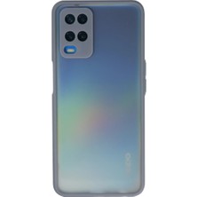 Oppo A54 4g Kılıf Montreal Silikon Kapak - Gri