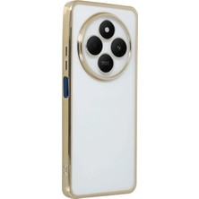 Xiaomi Redmi 14C Kılıf Razer Lensli Silikon - Gold