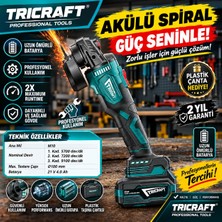 Tricraft Akülü Avuç Taşlama 3 Kademeli