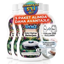 Mija Çiçek Kokulu 5 Adet Robot Süpürge Deterjanı - Toplu Avantaj Paket Mop Solüsyonu Suyu 5X500 ml