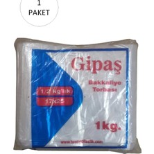 Hace Bazaar Bakkaliye Naylon Torba 1'kg Lık 20X30 cm 1 Paket (Takriben 360 Adet)