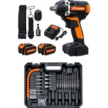 RUDİGER Rudıger RD-1032 20V Akülü Darbeli Somun Sıkma ve Sökme Makinesi Set
