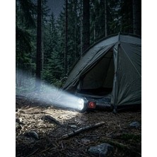 Hace Bazaar 3 LED El Feneri 5 Modlu Güçlü Aydınlatma ve Metal Klipsli