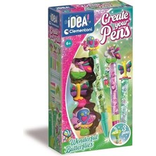 Şanal Clementoni Idea Kalem Tasarım Seti Kelebekler