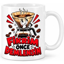 Ecotrend Kahve Filtresi Tasarımlı Porselen Kupa - Model 870 ECO123