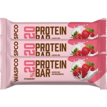 Waspco Çilekli Protein Bar 40GR X3